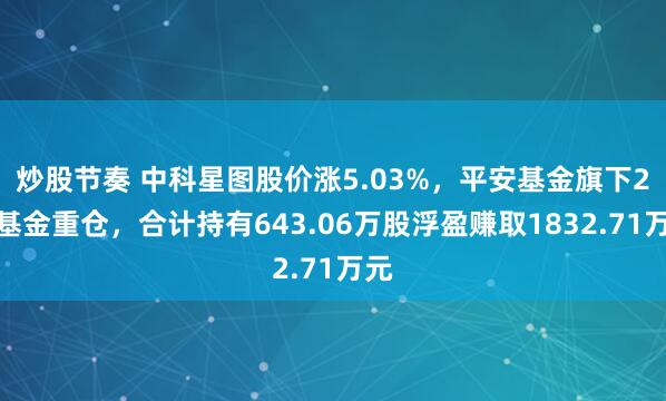 炒股节奏 中科星图股价涨5.03%，平安基金旗下2只基金重仓，合计持有643.06万股浮盈赚取1832.71万元